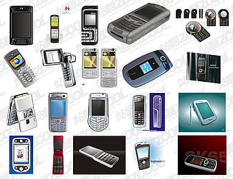 cdr format of the mobile phone vector material cdr