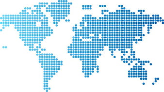 Simple world maps vector material  eps