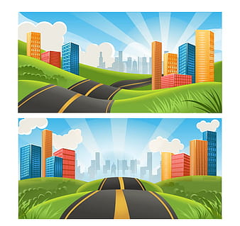 2 route vers le vecteur de la ville ai
