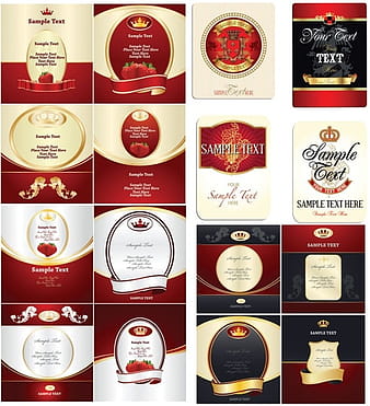 Bottle label affixed vector eps