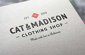 Natural Paper Printed Logo MockUp psd vector