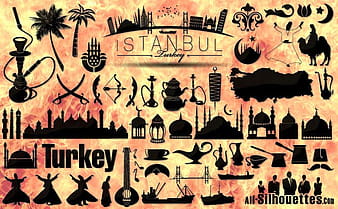 50 Turkey Istanbul vector icons ai svg csh eps