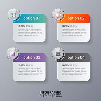 Rounded Rectangle Infographics ai svg vector
