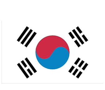 south korea vector flag eps