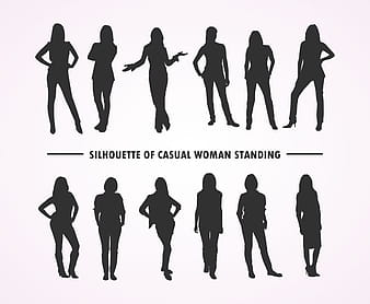 Silhouette Woman eps vector