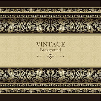 Fondo vintage con decoración floral vector  eps
