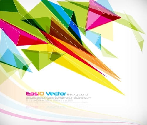 Dynamic pattern background  vector eps