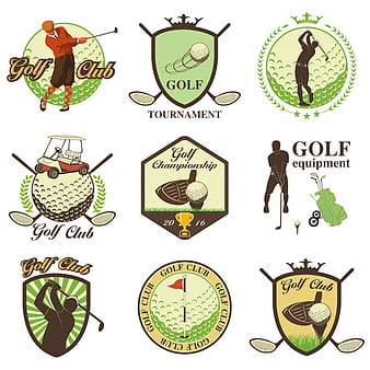 Golf sport label vector eps