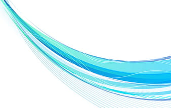 Azul ondulado con vectores de líneas abstractas  ai