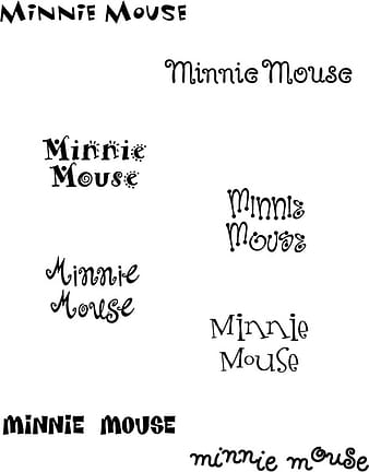 Minnie mouse 3 svg eps vector