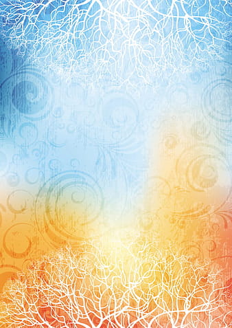 Fancy silhouette background  - vector material eps