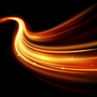 Spark líneas onduladas vector abstracto 14 eps