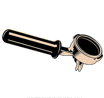 coffee machine handle ai eps vector