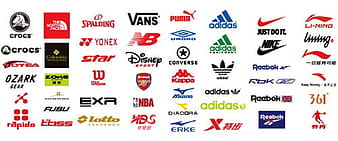 Material de vector de logo de marca deportiva ai