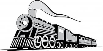 Classic Locomotive Train ai eps vector