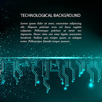 Creative circuit board concept background vector eps