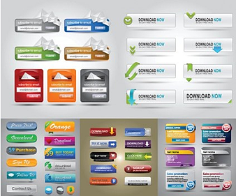 kreativer Vektor der Webdesignelemente