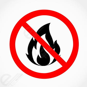 No fire vector sign illustration svg eps ai
