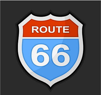 route 66 symbol eps ai vector