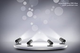 Product Promotion Stage Lighting Background (PSD) psd vector