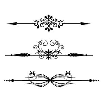 Borders 1 ai eps vector
