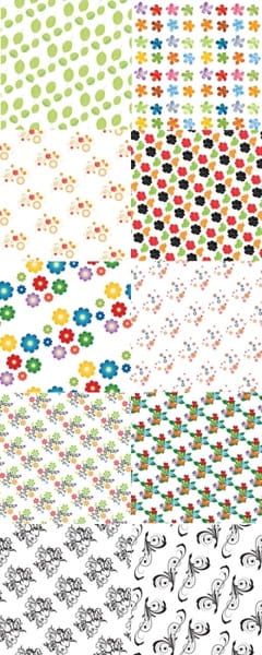 Flower pattern vector eps