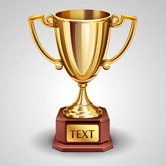 Trophy cup and medals vector set eps