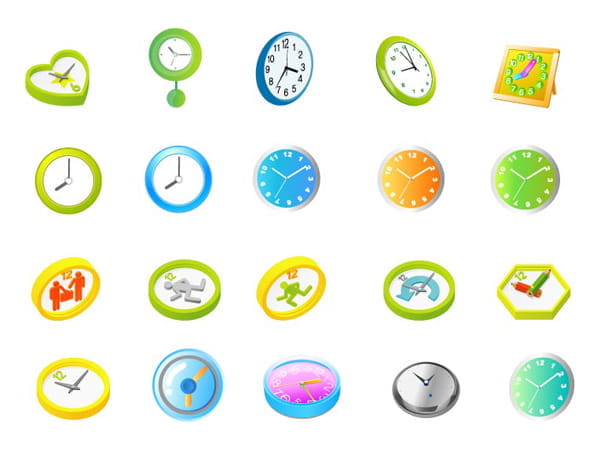 Clock vector material ai