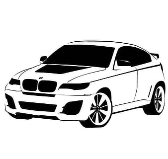 سيارة موديل bmw x6 vector eps ai cdr