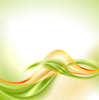 Abstract wavy green eco style background vector 21 eps