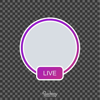 Placeholder for avatar for Instagram and Facebook live/story ai vector