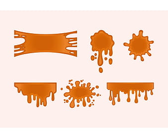 Melting Brown Caramel svg ai vector