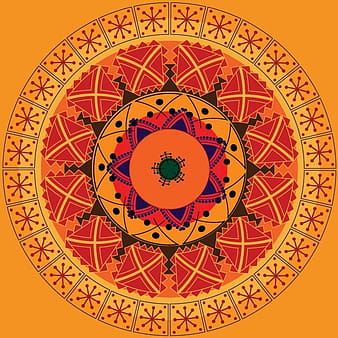 Classical circular pattern vector eps