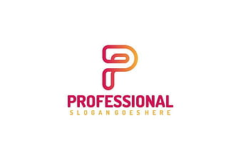 شعار حرف P svg eps
