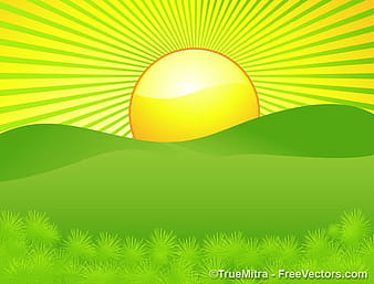 Sunrise ai vector