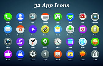 Vintage mobile phone icons eps vector