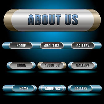 Company website menu buttons vector collection 22 svg