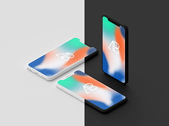 Clay iPhone X Mockup Vol.2 psd vector