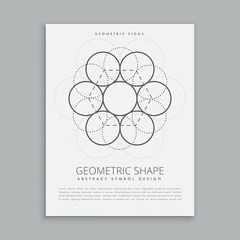 sacred geometry circles eps vector
