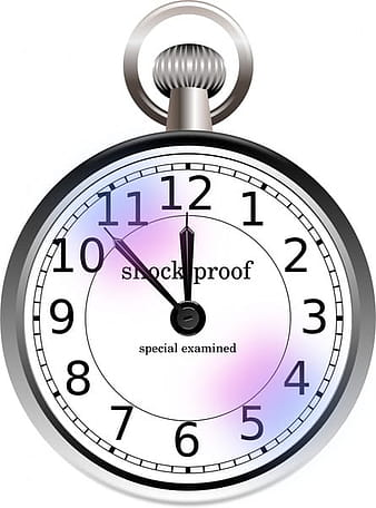Old pocket watch svg vector
