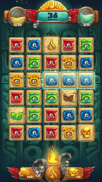 Unlock mission game interface design vector eps