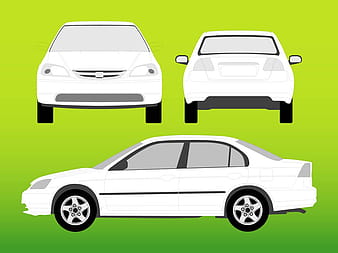 Honda Civic Vector ai