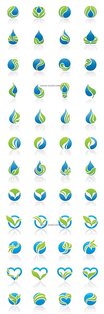 Drop, round, heart-shaped vector graphics and other practical eps