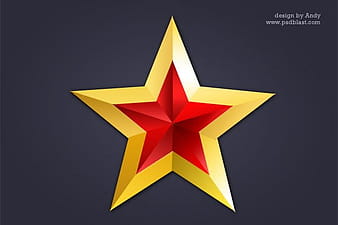 Icono de estrella dorada psd