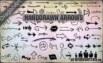 72 Hand Drawn Vector Arrows ai csh