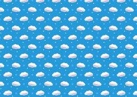 Cloud Pattern ai vector