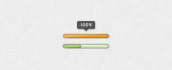 Progress and loading bars psd vector