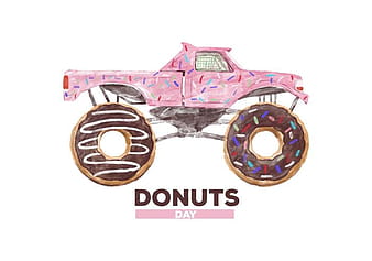 Free Donuts Watercolor Vector eps svg