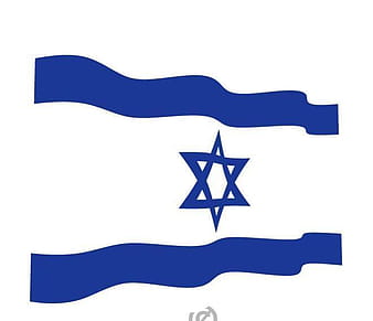 wavy flag of israel eps ai vector