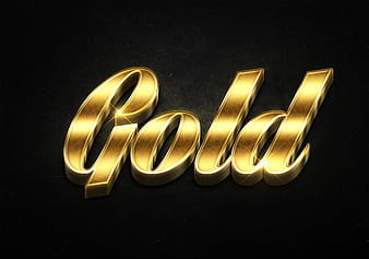64 3d shiny gold text effects preview psd vector
